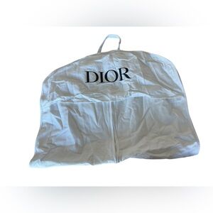 NEW Dior Travel Garment Bag 36” x 21” Canvas Thick Quality Suit Dress Carrier